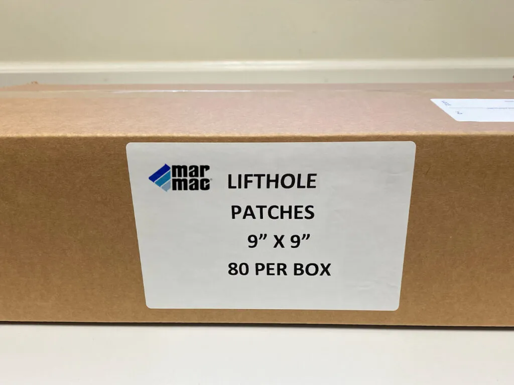 MarMac Lift Hole Patches for Precast Structures - SealPlugs