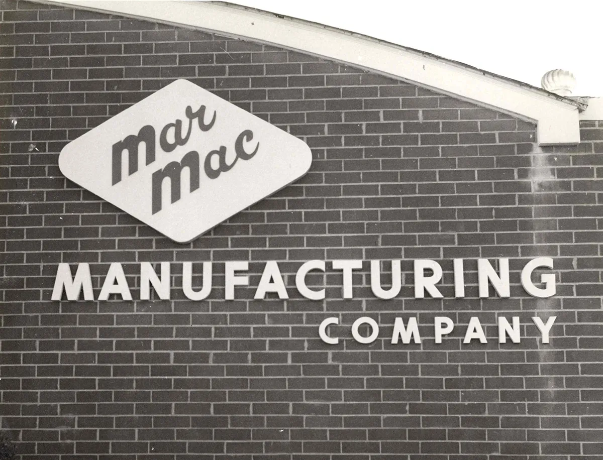 Original MarMac Manufacturing Co building in McBee, SC