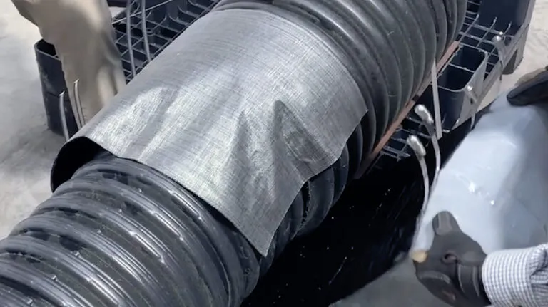 Dissimilar Pipe Coupler HDPE to HDPE Installation - MarMac Construction Products