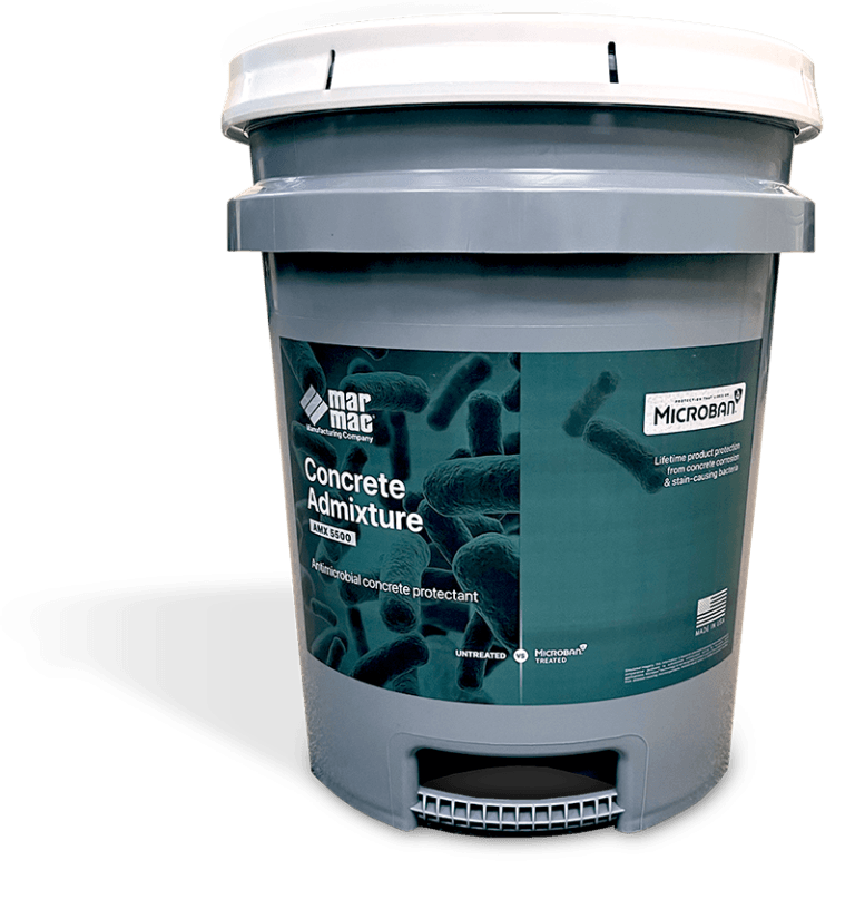 MarMac Antimicrobial Concrete Admixture AMX 5500 with Microban - MarMac AIS