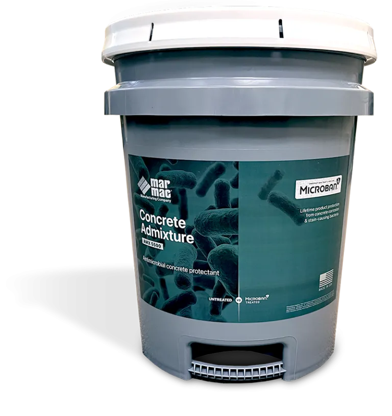 MarMac Antimicrobial Concrete Admixture AMX 5500 with Microban - MarMac AIS