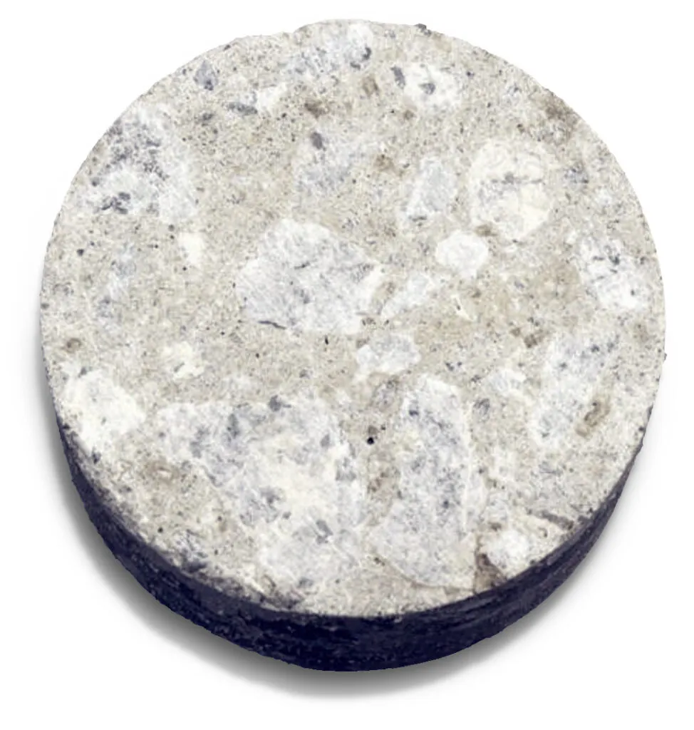 MarMac Concrete Antimicrobial Concrete Admixture AMX 5500 Control puck