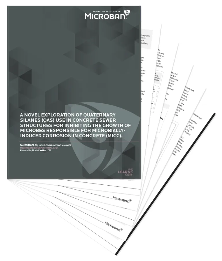 Microban Microbial Concrete Corrosion whitepaper