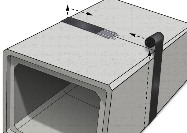 MarMac MacWrap for Box Culverts install step 6