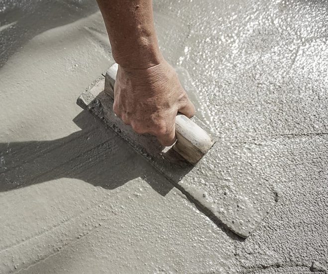 construction - plasterer concrete